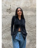 Vintage velvet shirt S
