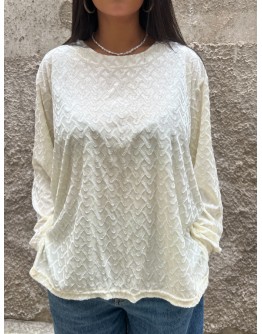 Vintage velvet top XL