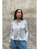 Vintage velvet shirt M