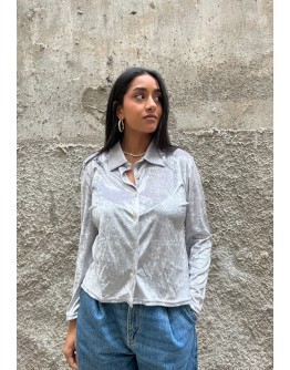 Vintage velvet shirt M