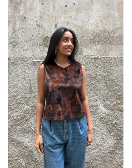 Vintage velvet top L
