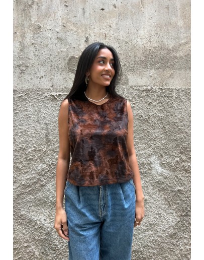 Vintage velvet top L