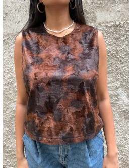 Vintage velvet top L