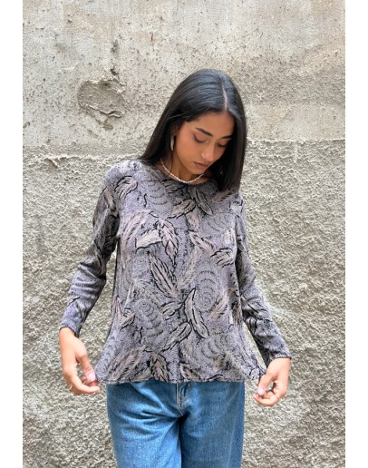 Vintage printed top XL