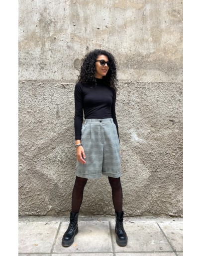 Vintage plaid shorts L