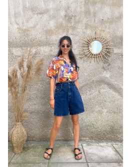 Vintage denim βερμούδα L
