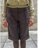 Vintage plaid shorts S-M