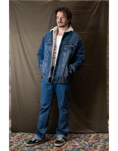 Vintage denim jacket XL