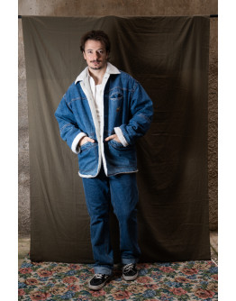 Vintage denim jacket XL