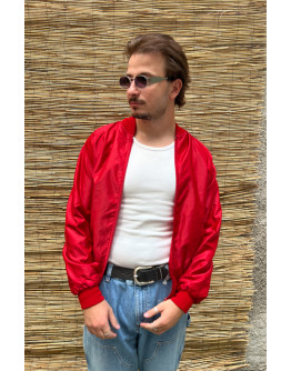 Vintage red light jacket Zip It M