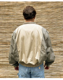Vintage bomber light jacket L