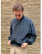Vintage μεταξωτό bomber light jacket M