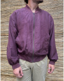 Vintage μεταξωτό bomber light jacket L