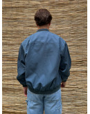 Vintage bomber light jacket με κεντημένες λεπτομέριες M-L