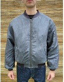 Vintage μεταξωτό bomber light jacket S