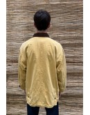 Vintage light jacket με κοτλέ γιακά L