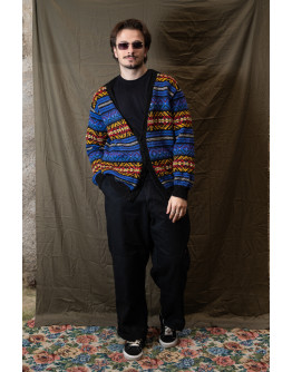Vintage unisex knitted cardigan M-L