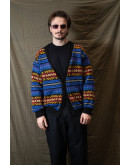 Vintage unisex knitted cardigan M-L