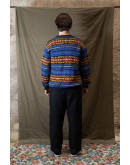 Vintage unisex knitted cardigan M-L