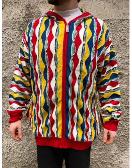 Vintage unisex πλεκτή ζακέτα XXL