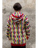 Vintage unisex πλεκτή ζακέτα XXL