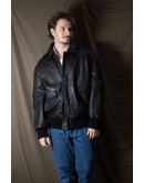 Vintage δερμάτινο τζάκετ L