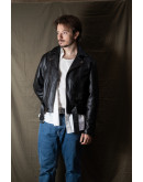 Vintage δερμάτινο τζάκετ Biker M-L