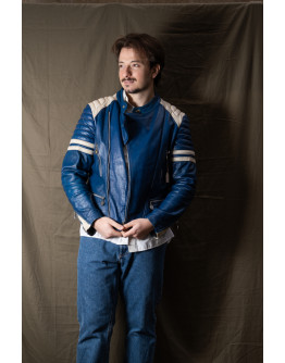 Vintage leather jacket Biker S-M