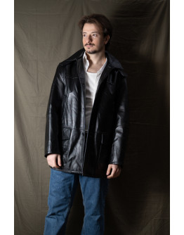 Vintage leather jacket L