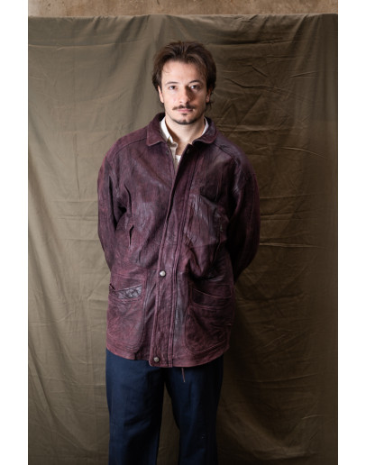 Vintage δερμάτινο τζάκετ XL