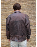 Vintage unisex δερμάτινο τζάκετ L