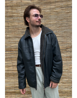 Vintage δερμάτινο τζάκετ XL