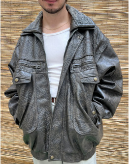 Vintage leather jacket XXL-3XL