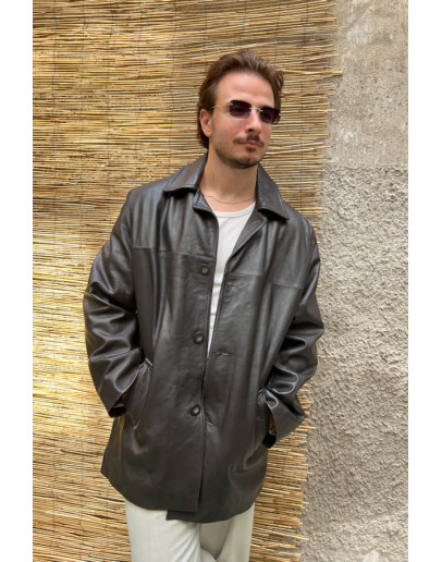 Vintage δερμάτινο τζάκετ XL-XXL