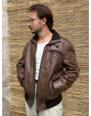 Vintage δερμάτινο τζάκετ bomber L