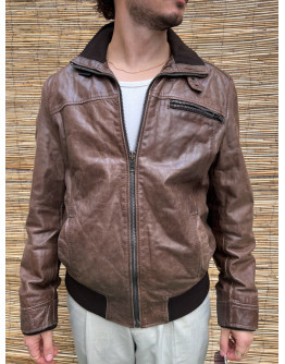 Vintage δερμάτινο τζάκετ bomber L