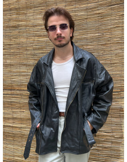 Vintage δερμάτινο τζάκετ XXL
