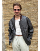 Vintage δερμάτινο τζάκετ bomber XL