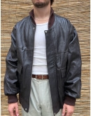 Vintage δερμάτινο τζάκετ bomber XL