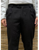 Vintage ριγέ παντελόνι chino M