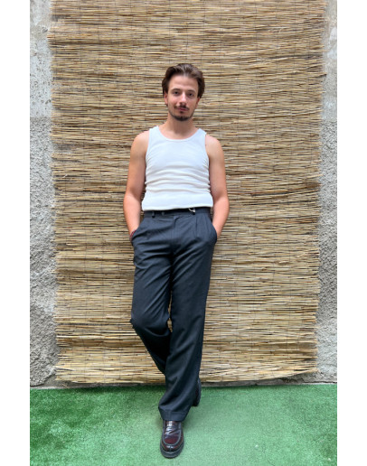 Vintage μάλλινο παντελόνι chino M
