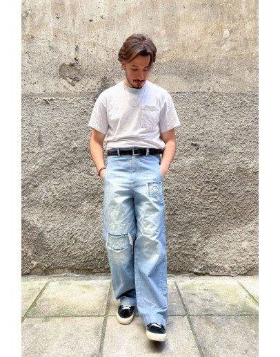 Vintage χειροποίητο denim παντελόνι L