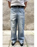 Vintage χειροποίητο denim παντελόνι L