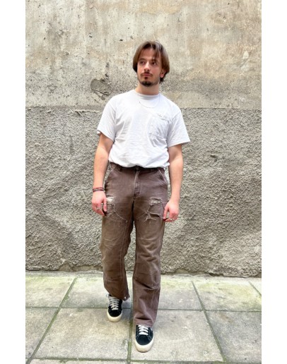 Vintage double knee denim παντελόνι Carhartt S-M