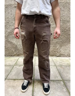 Vintage double knee denim παντελόνι Carhartt S-M
