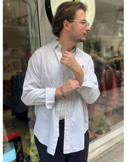 Vintage unisex καρό πουκάμισο Ralph Lauren M-L