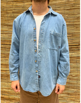 Vintage unisex denim Dickies shirt L-XL