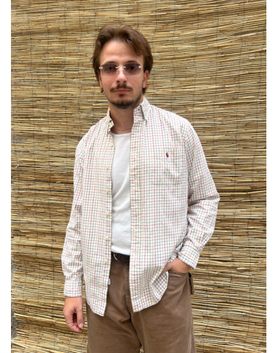 Vintage unisex καρό πουκάμισο Ralph Lauren M-L