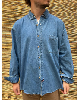 Vintage unisex denim πουκάμισο Dickies XXL