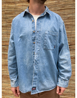 Vintage unisex denim πουκάμισο Dickies L-XL